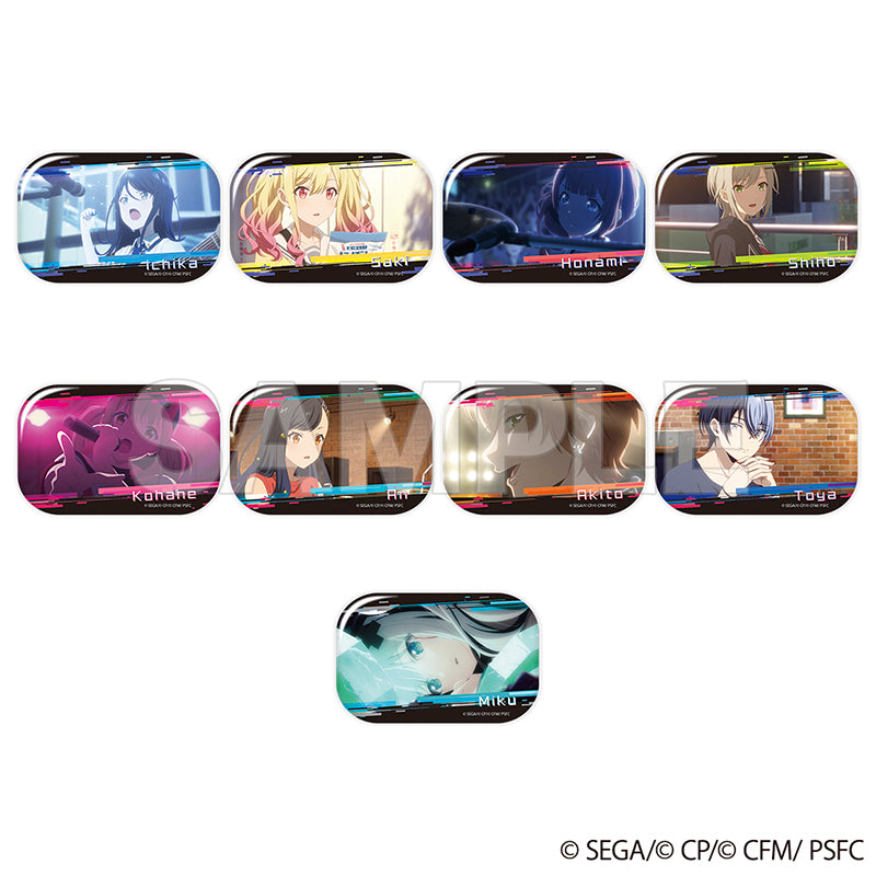 Project SEKAI The Movie: The Broken World and Miku Who Can't Sing Scene Photo Rectangular Can Badge B(Random 1)