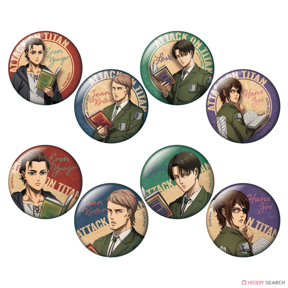 Attack on Titan The Final Season Trading Can Badge Reading Ver.( 1 Random)