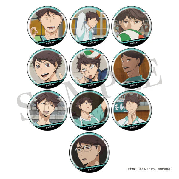 Haikyuu!! Oikawa Scene Trading Badges (random 1)
