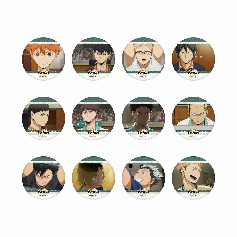Haikyuu!! B12 Trading Can Badge Memorial Collection SEASON.2 (1 Random)