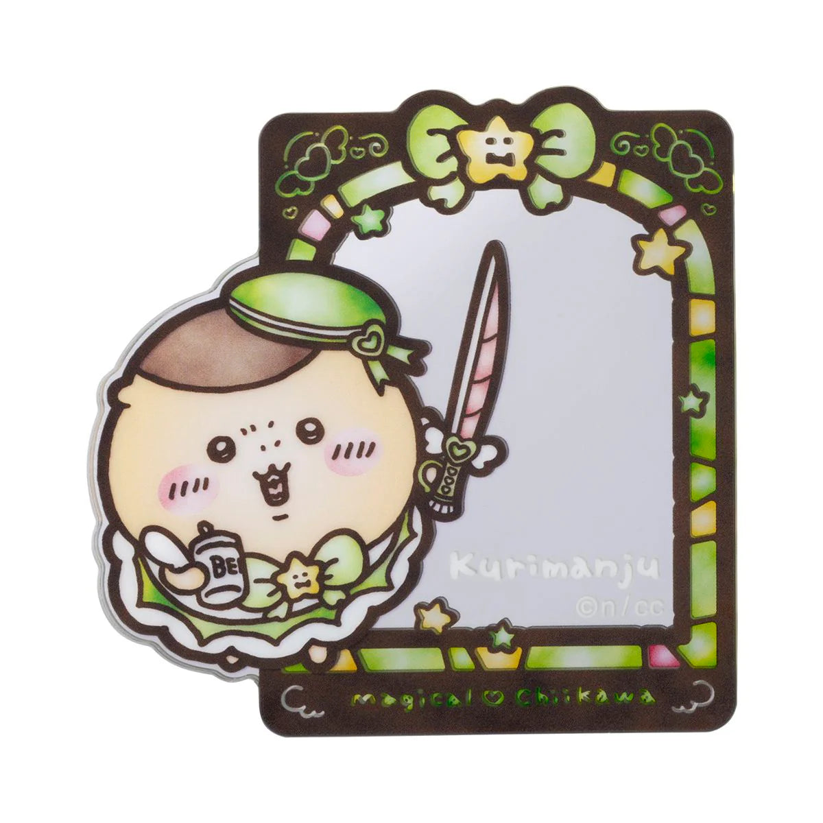 Chiikawa Magical Chiikawa Trading Stained Glass Style Mirror Stickers (All 8 Types)(Random 1 )