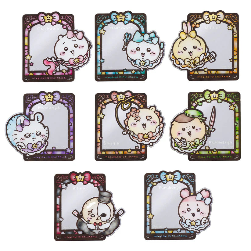 Chiikawa Magical Chiikawa Trading Stained Glass Style Mirror Stickers (All 8 Types)(Random 1 )