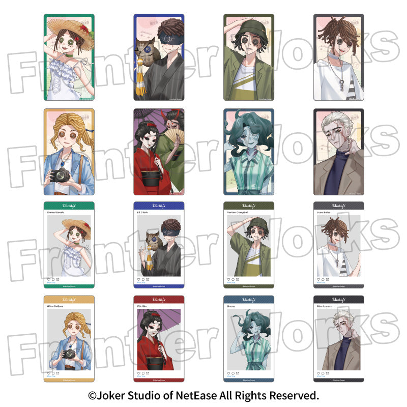 Identity V Trading Clear Card Fun Trip EX( 1 Random) (2 Cards / Pack)