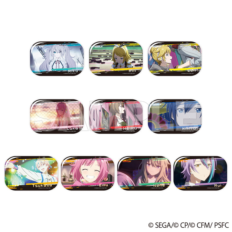 Project SEKAI The Movie: The Broken World and Miku Who Can't Sing Scene Photo Rectangular Can Badge A (Random 1)