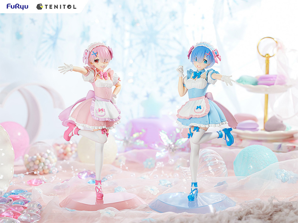 Yumekawa Maid Rem & Ram: Set With Bonus Scale Figure