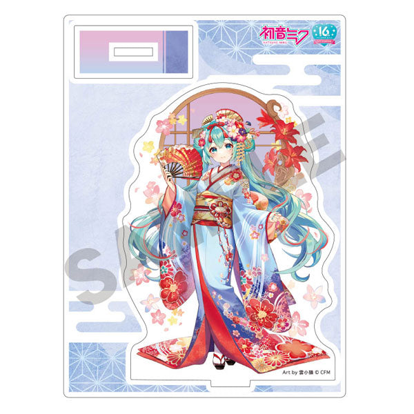 Hatsune Miku Acrylic Stand Maiko Experience Hannari Kyoto