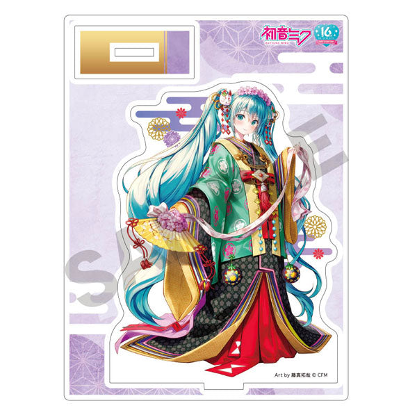 Hatsune Miku Acrylic Stand Juunihitoe Hannari Kyoto