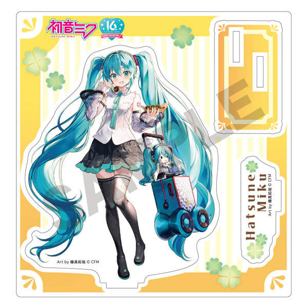 Hatsune Miku Acrylic Stand Takoyaki Kansai Enjoy