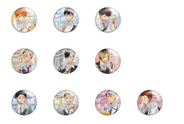 Color Palette Haikyuu!! Yorimichi Tin Badge 10Pack BOX(1 Random)