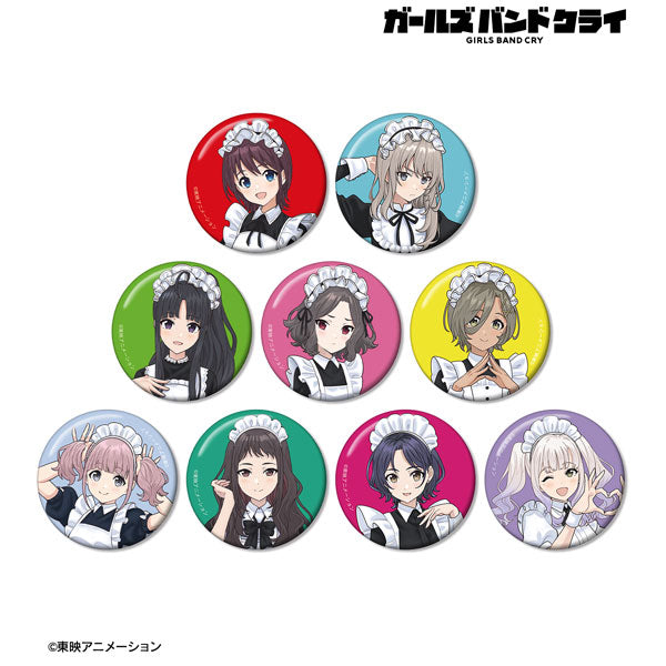 Girls Band Cry New Illustration Maid Style ver. Trading Tin Badge 9Pack( Random 1)
