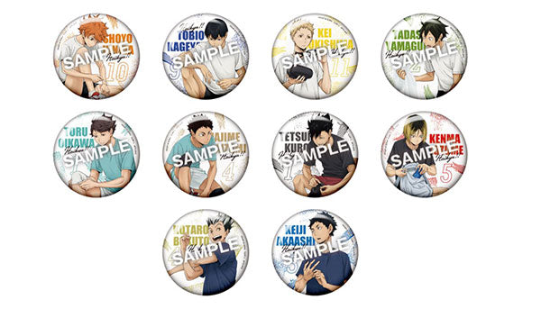 Color Palette Haikyuu!! Prep, Trading Tin Badge