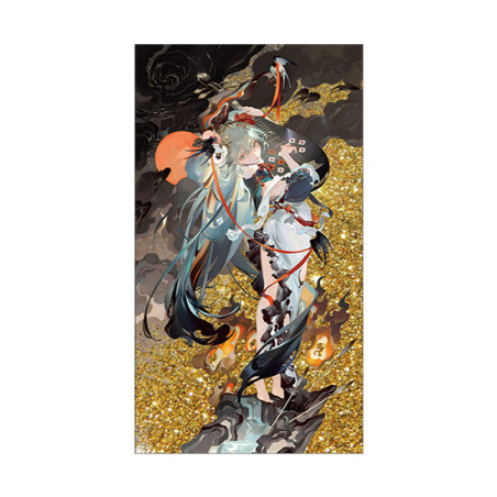 CHARACTER VOCAL SERIES 01 HATSUNE MIKU GLITTER ACRYLIC BLOCK SHIMIAN MAIFU VER.
