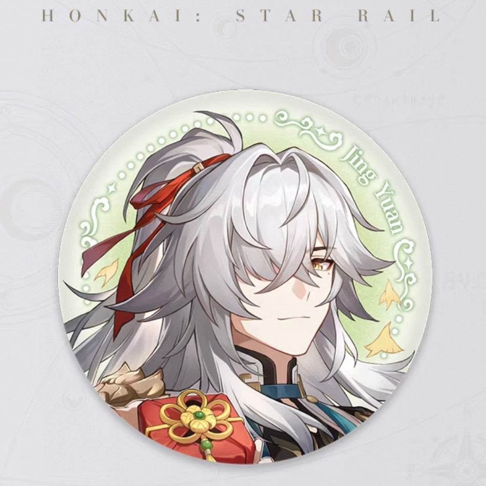 Honkai: Star Rail Jing Yuan Glitter Can Badge