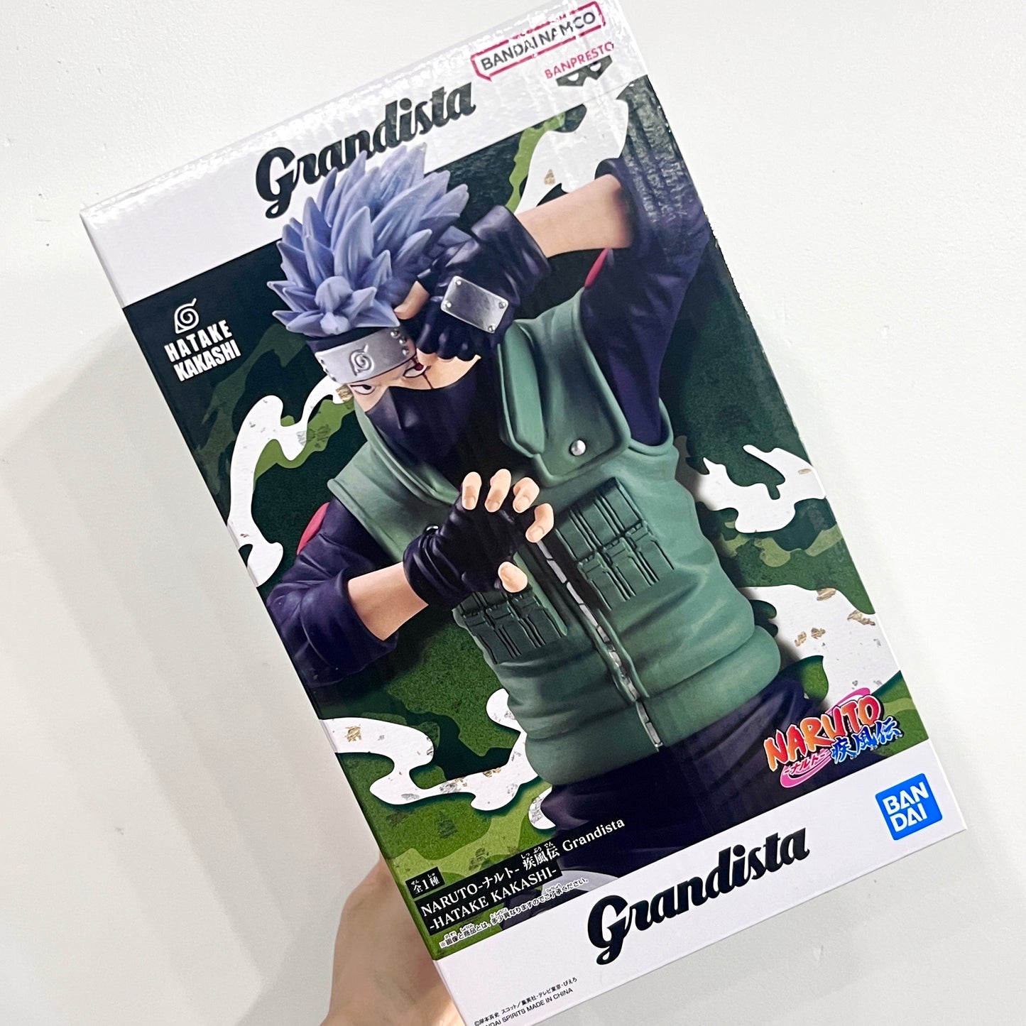Naruto Shippuden Kakashi Hatake Fugure Grandista BANPRESTO Prize Figure