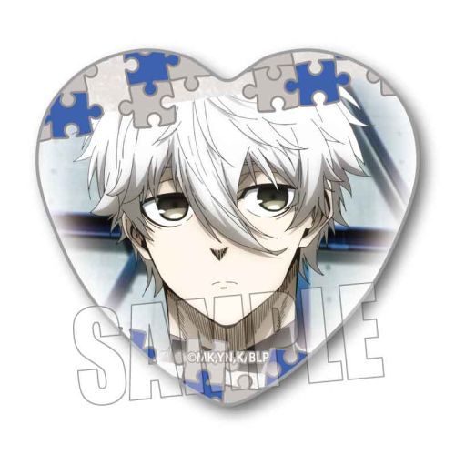 Blue Lock Heart Shape Can Badge Seishiro Nagi