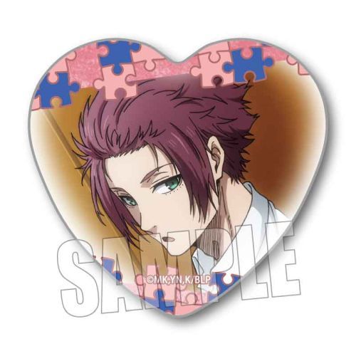 Blue Lock Heart Shape Can Badge Sae Itoshi