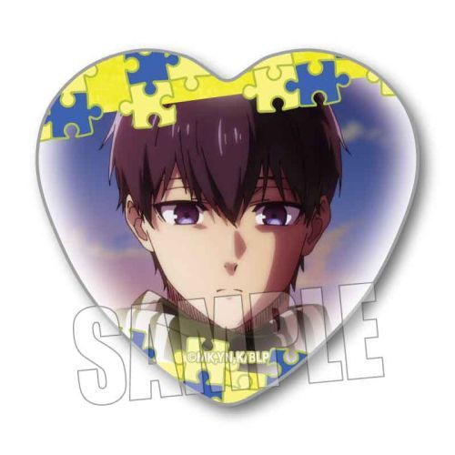 Blue Lock Heart Shape Can Badge Yoichi Isagi (High School)