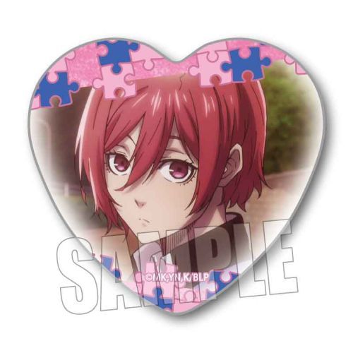 Blue Lock Heart Shape Can Badge Hyoma Chigiri (High School)