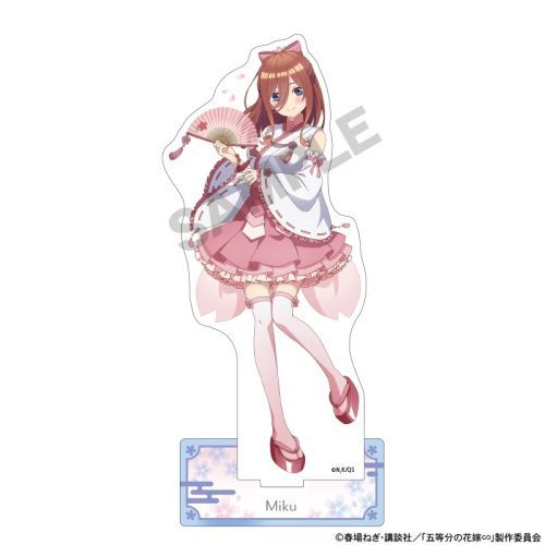 The Quintessential Quintuplets Acrylic Stand Miku Nakano Sakura Miko
