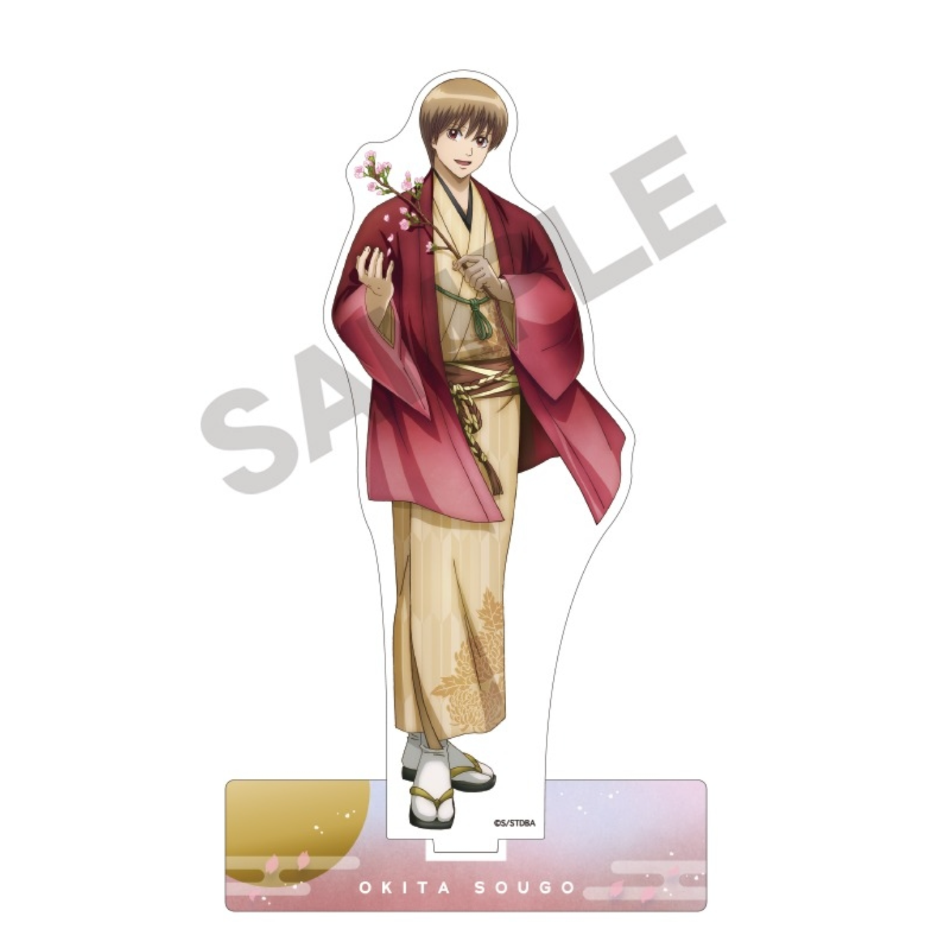 Gintama Acrylic Stand Sougo Okita Cherry Blossom Viewing