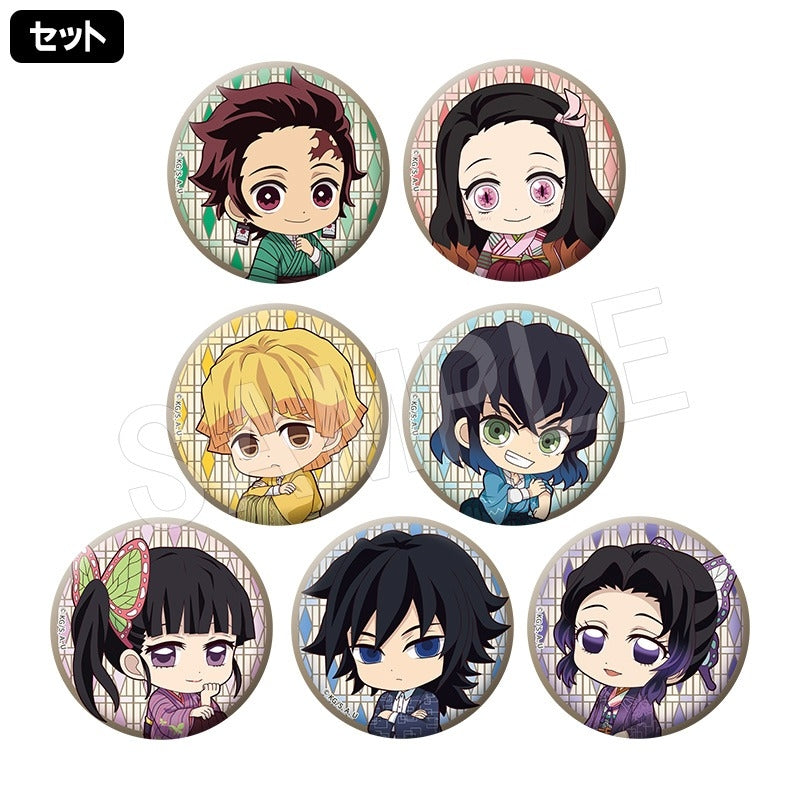 Demon Slayer: Kimetsu no Yaiba Petanko Trading Can Badge Type A Stylish Ver. (1 Random)