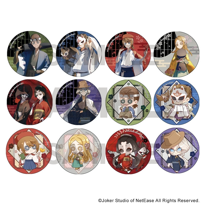 Identity V Fifth Personality Trading Japanese Paper Can Badge Kyoto (1 Random)