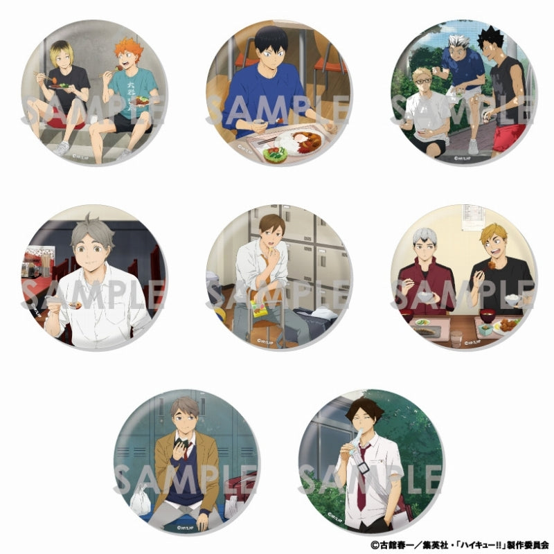 Haikyuu!! Eating Food Series Tin Badge (1 Random)