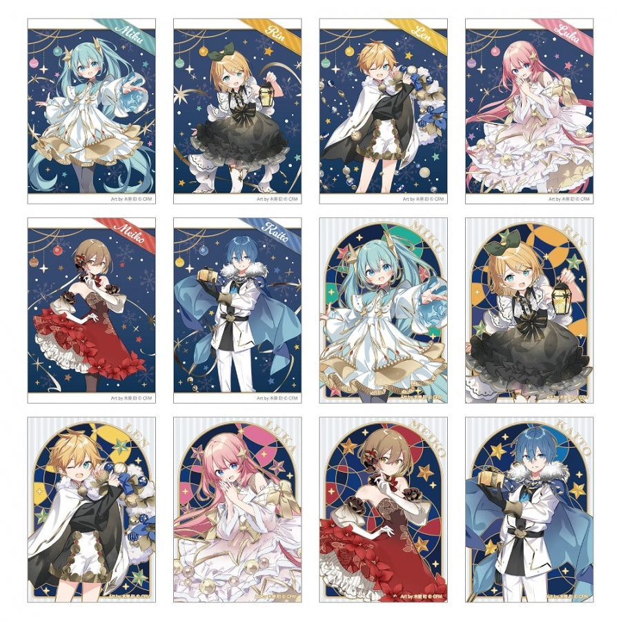 Hatsune Miku Xmas SHOP 2023 Trading Clear Cards( 1 Random)