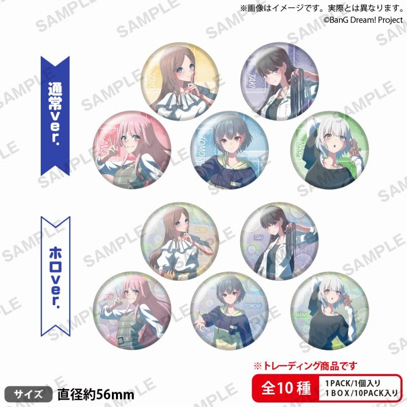 BanG Dream! It's MyGO!!!!! Trading Badge White Black MyGO!!!!! ver. ( 1 Randm)