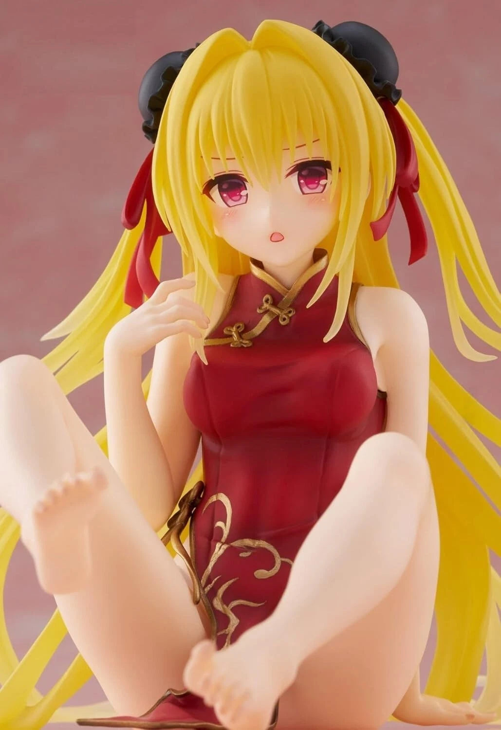 To Love-Ru Darkness Golden Darkness Golden Desktop Cute Figure Cheongsam Ver.