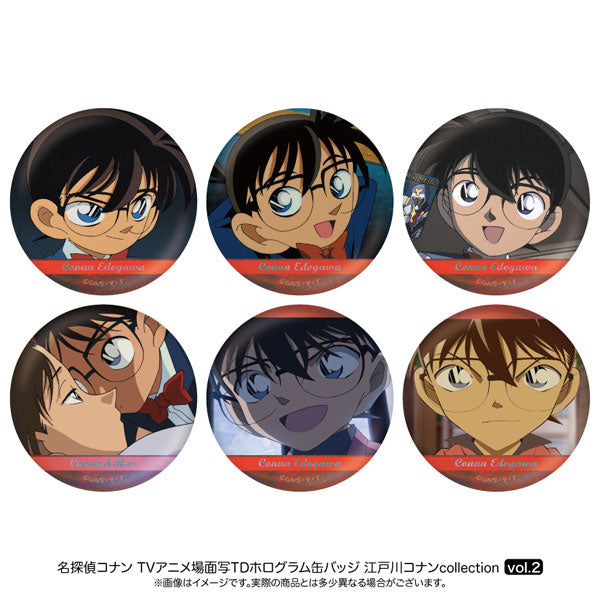 Detective Conan Scene Trading Hologram Badge Edogawa Conan Collection Vol.2