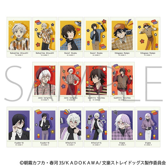 Bungo Stray Dogs Memorial Clear Card Collection(2 Cards/Pack)(1 Random)