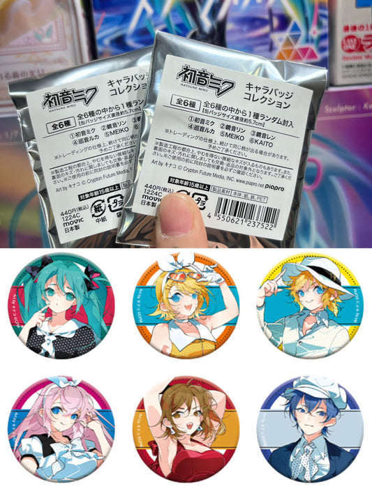 Hatsune Miku Series Chara Badge Collection Box ( 1 Random)