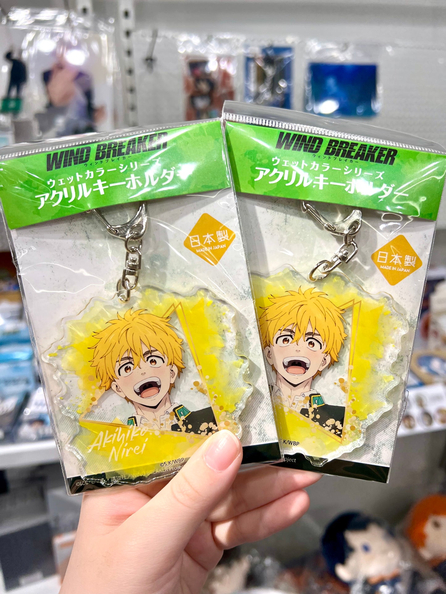 WIND BREAKER Wet Color Series Acrylic Keychain Akihiko Nirei