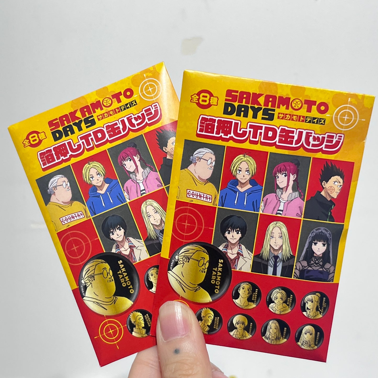 Sakamoto Days Foil Stamping Can Badge (1 Random)