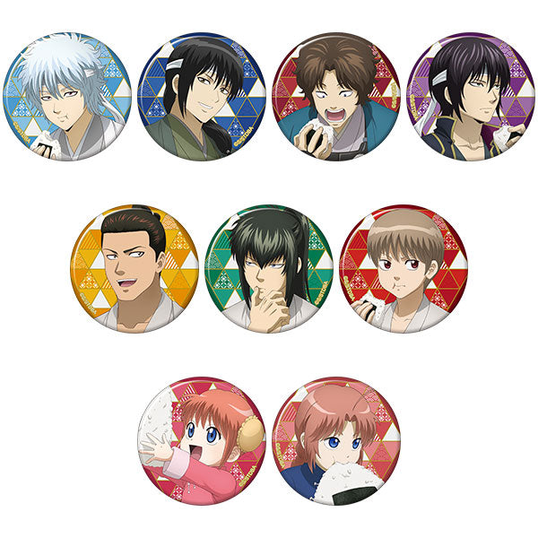 Gintama Chara Badge Eating Food Ver. (1 Random)