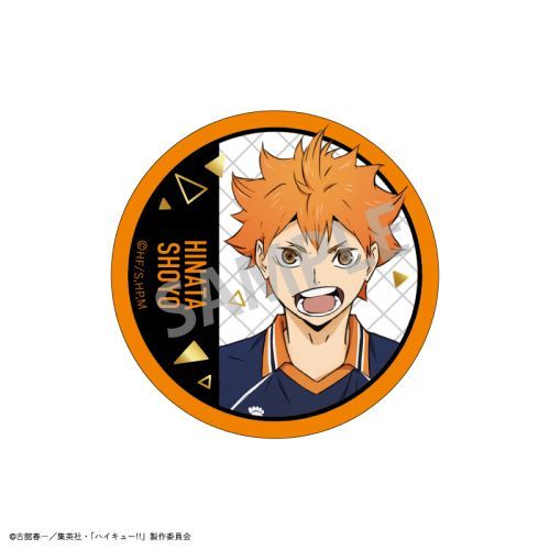 Haikyuu!! Trading Foil Stamped Can Badge A BOX (7 types) (1 Random)