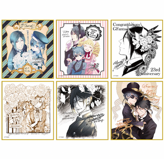 Black Butler 30th Anniversary Shikishi Art Board (1 Random)