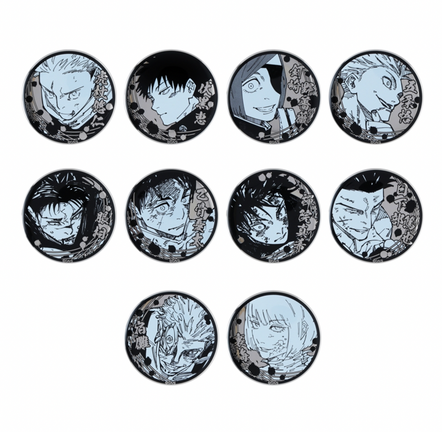 Jujutsu Kaisen Sliver Badge Collection (1 Random)