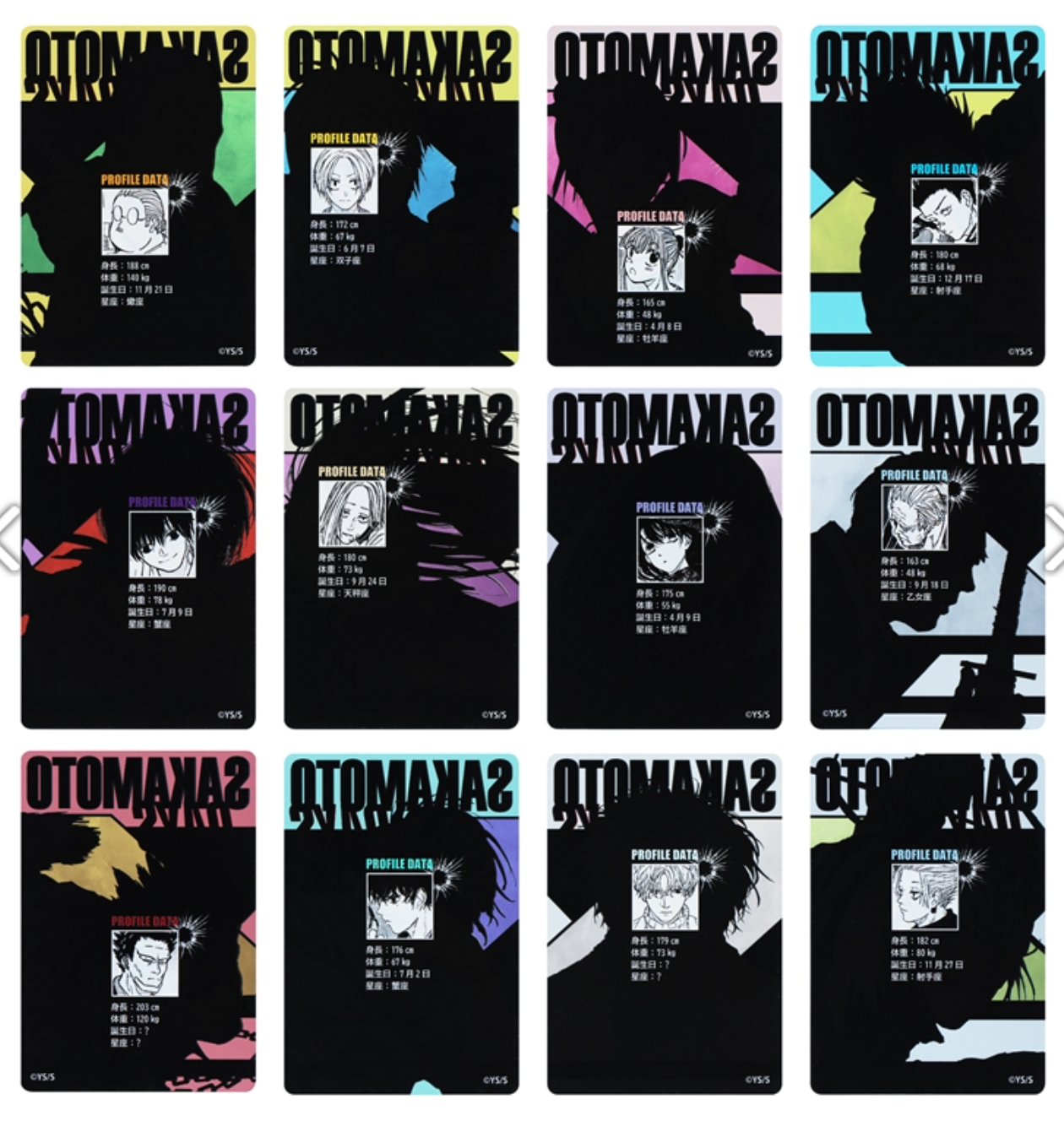 Sakamoto Days Status Card Collection Vol.1 (1 random)