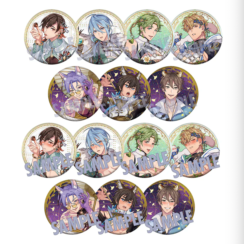 NU: Carnival Holographic Can Badge Collection:  White Storm, Zest for Life, Mystical Banquet (1 Random)