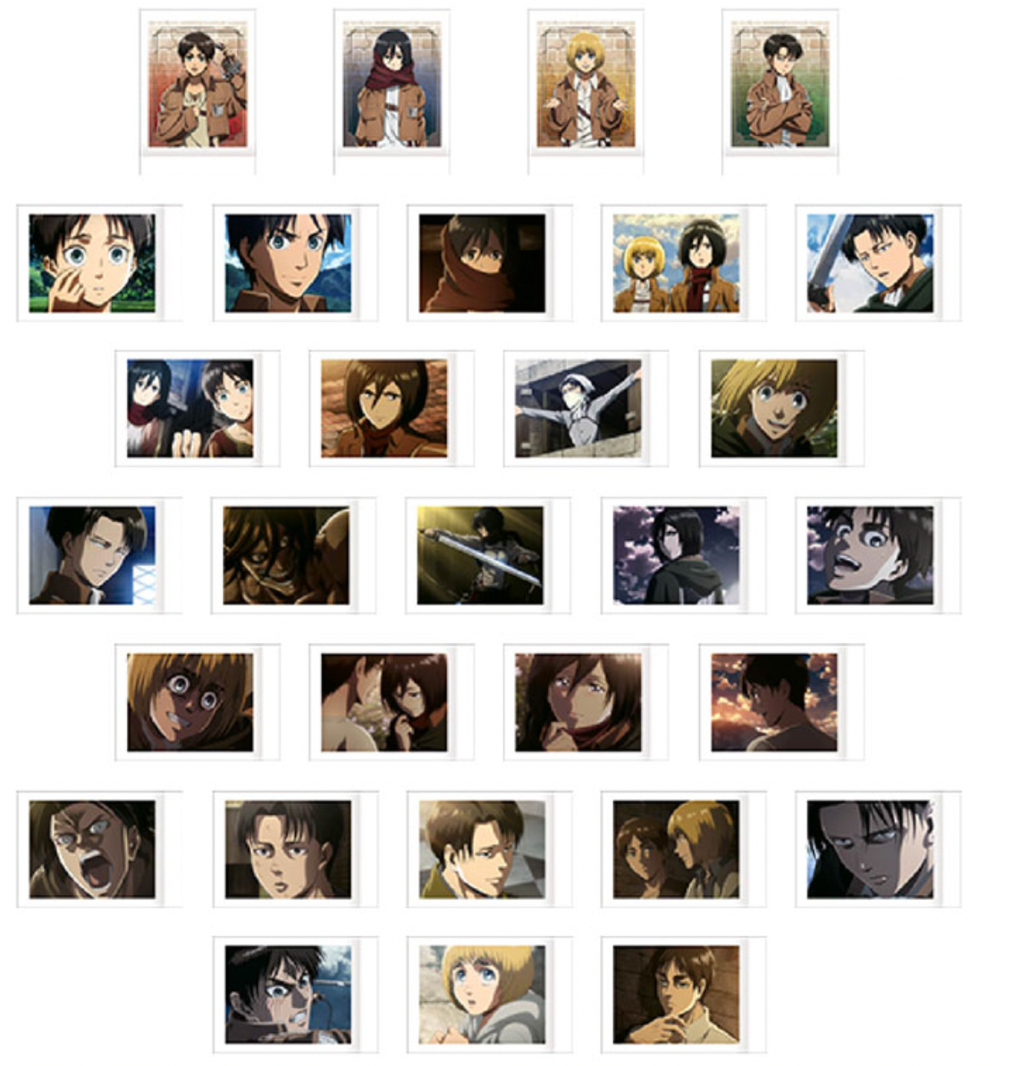 Attack on Titan PashaColle (1 Random)