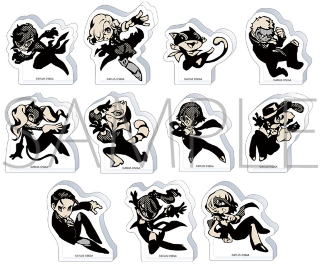 Persona 5 Tactica Rolling Acrylic Figure Collection (1 Random)