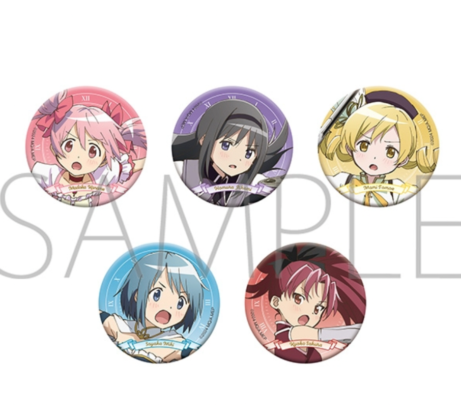 Puella Magi Madoka Magica Magia Exedra Holo Character Badge Collection (1 Random)