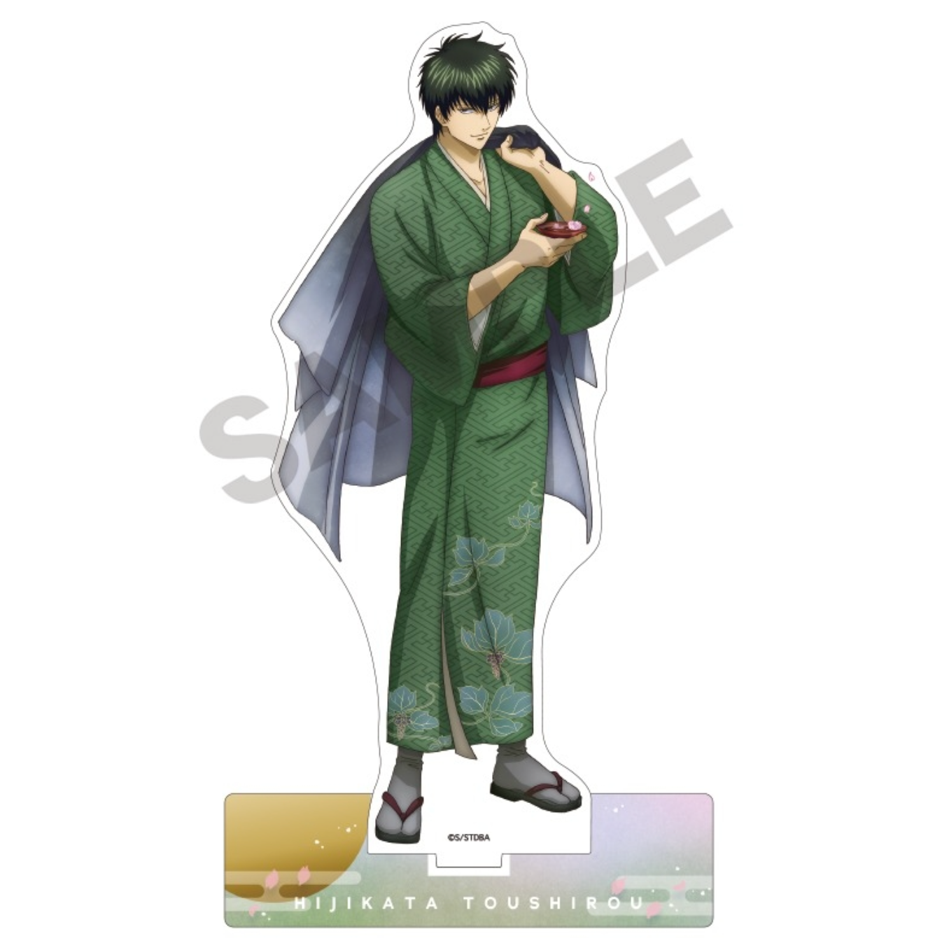 Gintama Acrylic Stand Hijikata Toshiro Cherry Blossom