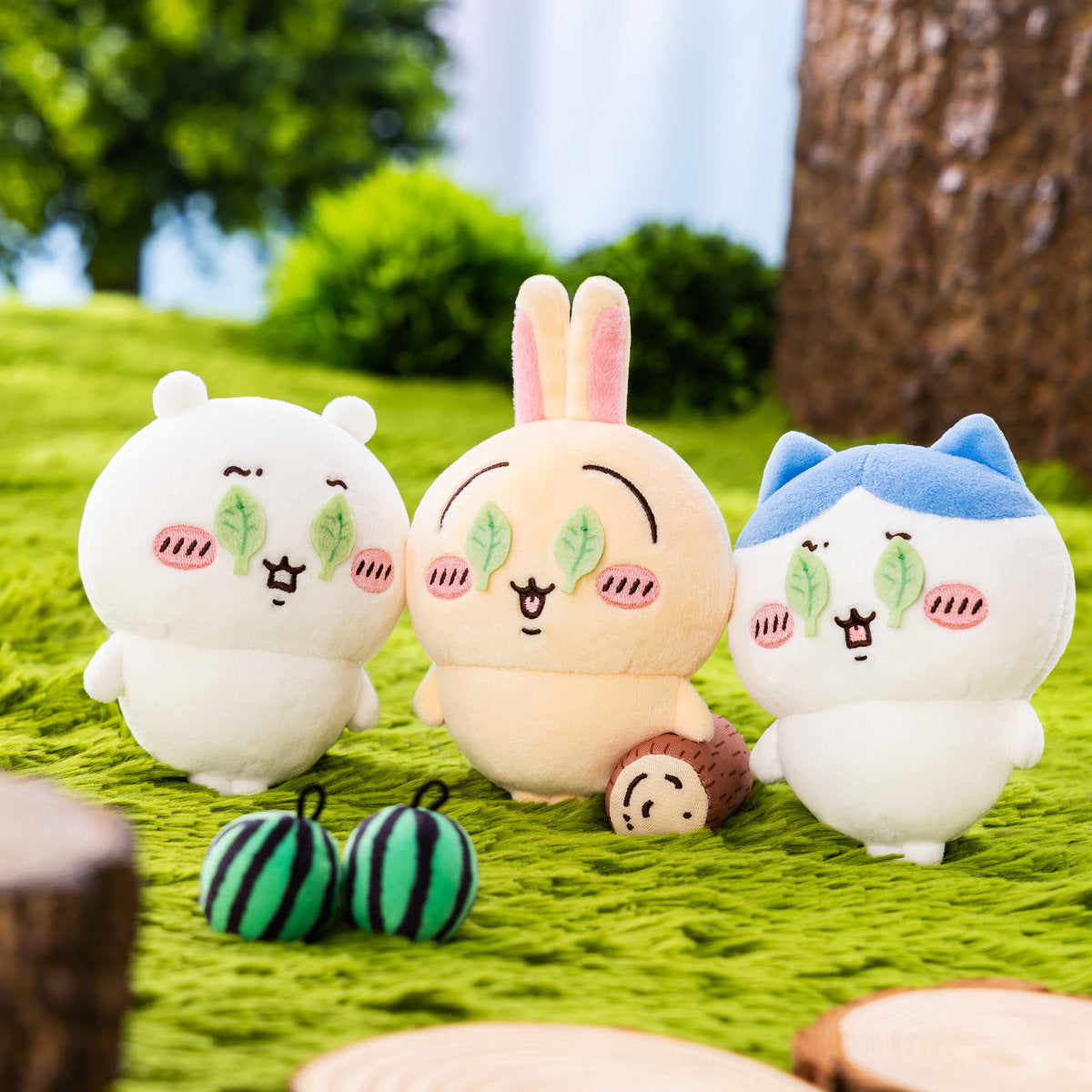 Chiikawa Is This Watermelon Splitting...? Mascot (Hachiware)