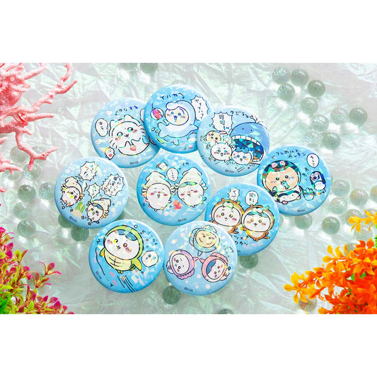 Chiikawa Aquarium Holographic Badge Collection(Random 1)