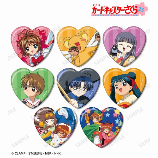 "Cardcaptor Sakura" Trading Heart-Shaped Can Badges vol.2 （Random 1 ）