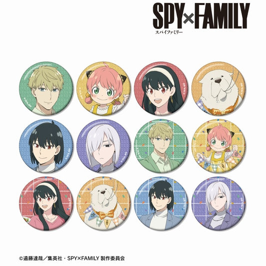 SPY×FAMILY Original Holiday Party Ver. Trading Glitter Can Badge (1 Random)