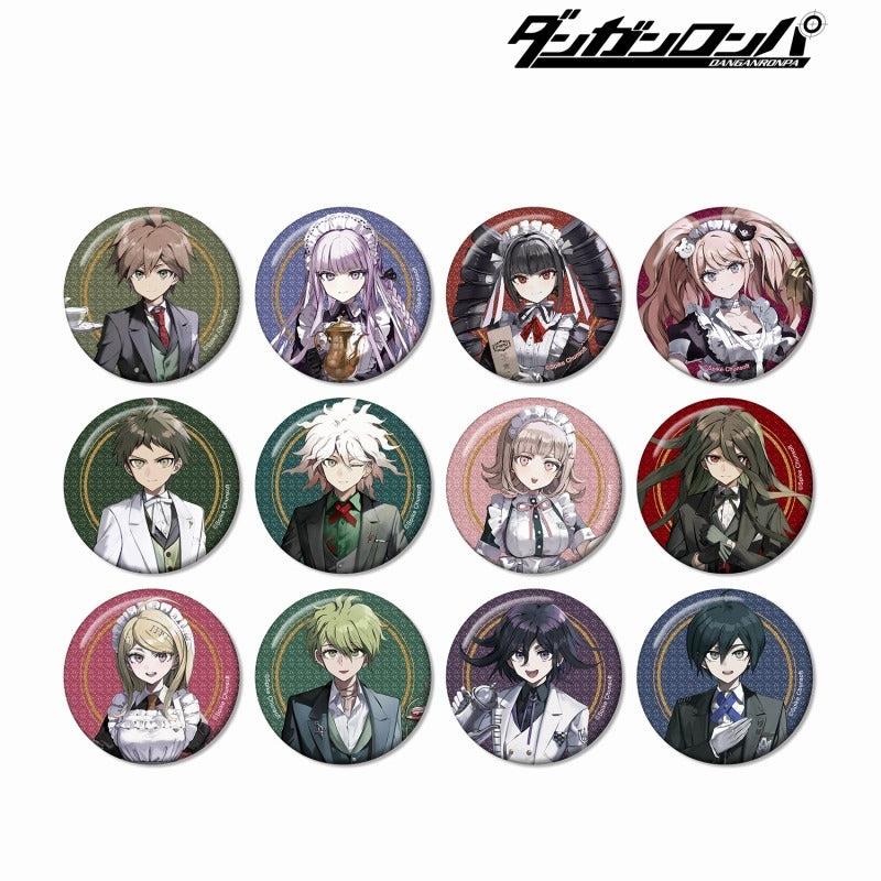 Danganronpa Series Mr. 緜 Illustration Maid & Butler ver. Trading glitter can badge (1 Random)